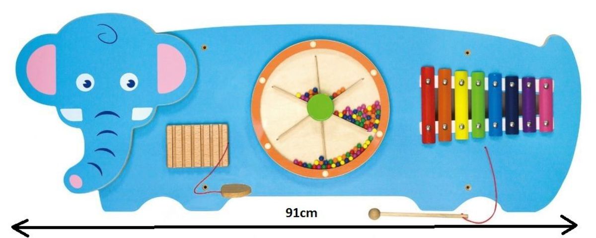Obrázok Dřevěná nástěnná hra - slon (6934510504724)