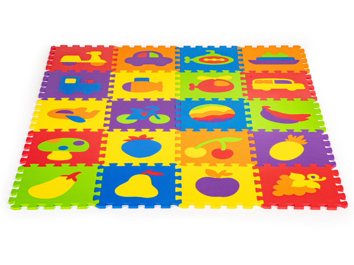 Obrázok ECOTOYS Educational mat EVA foam puzzle 20 elements 148x119cm