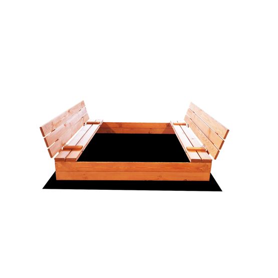 Uzavierateľné pieskovisko s lavičkami 140 x 140 - impregnované