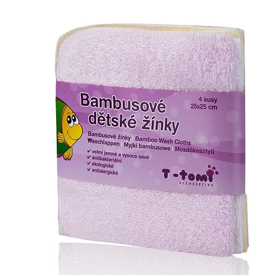 Detské bambusové kúpacie špongie