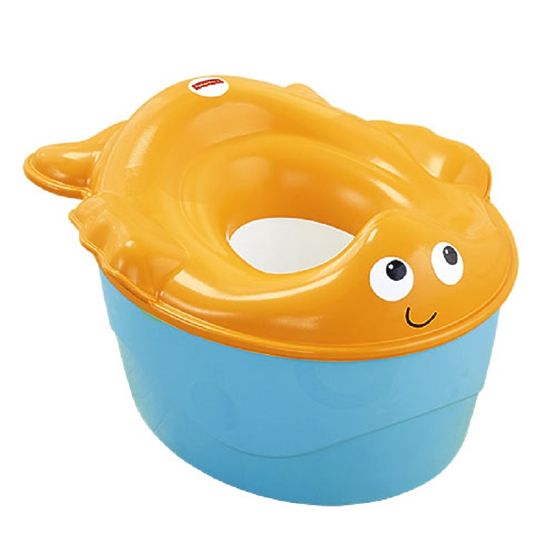 Fisher Price nočník - oranžová žabka