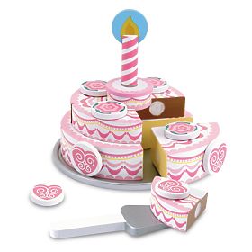 Dvojposchodová narodeninová torta, Melissa & Doug