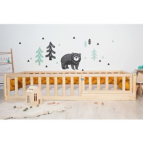 Detská nízka posteľ Montessori Bear, Spokojny Sen