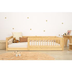 Nízka posteľ pre deti Montessori Ourbaby Plus - prírodná, Ourbaby®