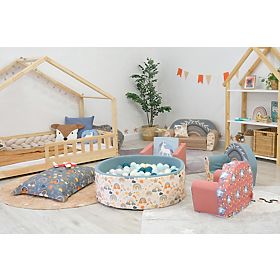 Suchý bazén s loptičkami Unicorn + 200 loptičiek, Ourbaby®