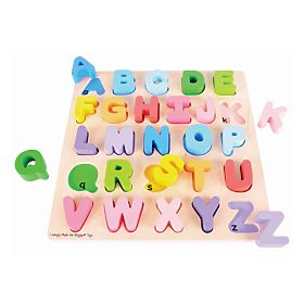 Bigjigs Baby Abeceda veľké písmená, Bigjigs Toys