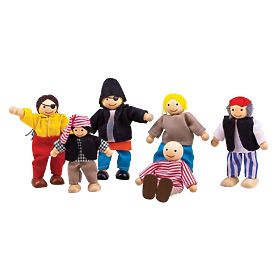 Bigjigs Toys Set piráti 6ks, Bigjigs Toys